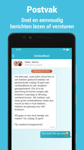 OuderApp van Konnect screenshot