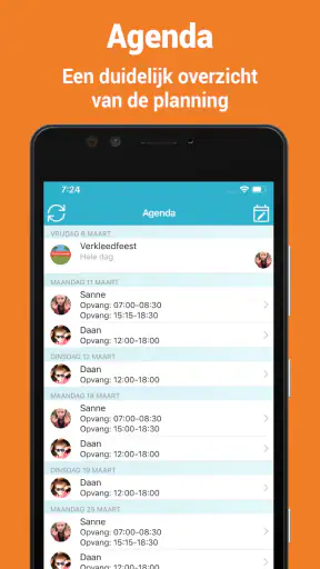 OuderApp van Konnect screenshot