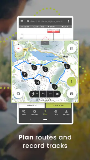 Outdooractive: GPS wandelen screenshot