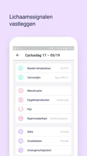 Ovy – Periode Ovulatie Cyclus screenshot