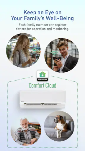 Panasonic Comfort Cloud screenshot