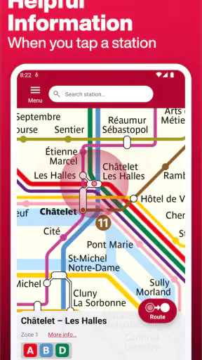 Paris Metro – Map and Routes screenshot