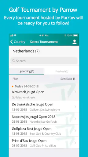 PARROW - Live Golf Scoring screenshot