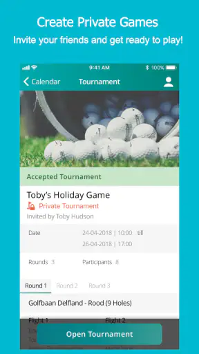PARROW - Live Golf Scoring screenshot