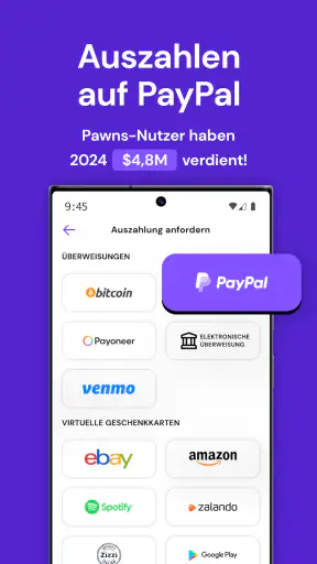 Pawns.app: Geld Verdienen App screenshot