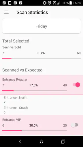Paylogic Scanning screenshot