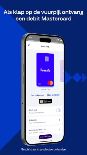 PaysafeCard-prepaid betalingen screenshot
