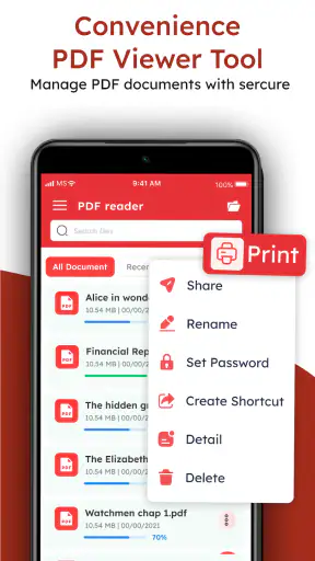 PDF-lezer: documentviewer screenshot