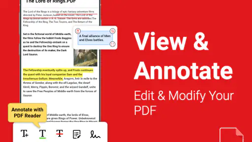 PDF Lezer - PDF Viewer App screenshot