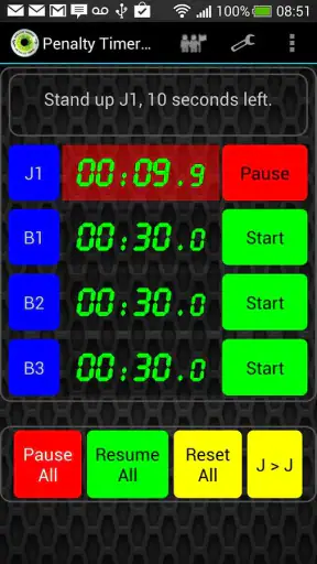 Penalty Timer 4 Roller Derby screenshot