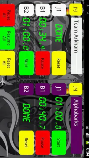 Penalty Timer 4 Roller Derby screenshot
