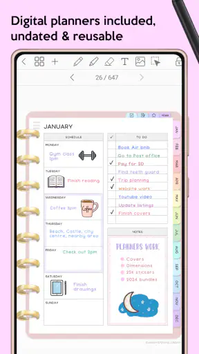 Penly: Digital Planner & Notes screenshot