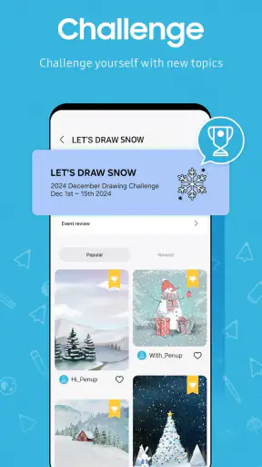 PENUP – Drawing-sharing SNS screenshot