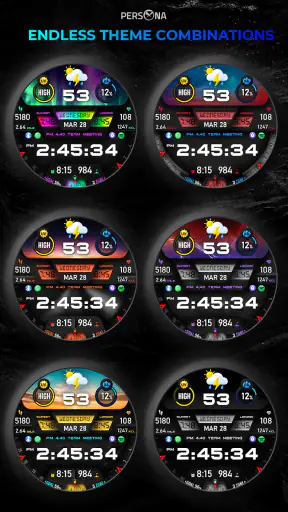 PER27 Galaxy Digital WatchFace screenshot