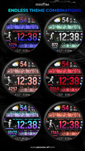 PER36 Digital Watch Face screenshot
