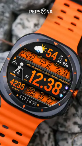 PER36 Digital Watch Face screenshot