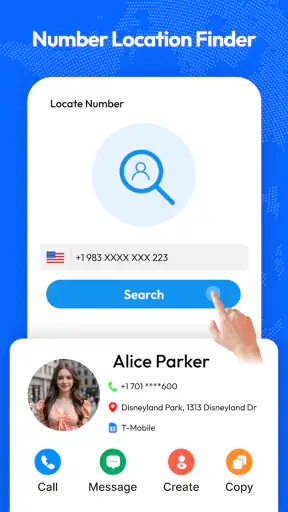Phone Number Location Tracker screenshot