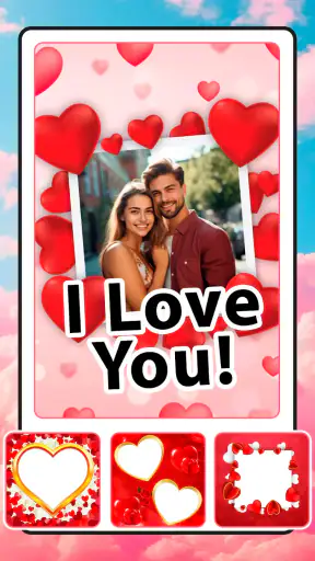 Photo frame app, collage maker screenshot
