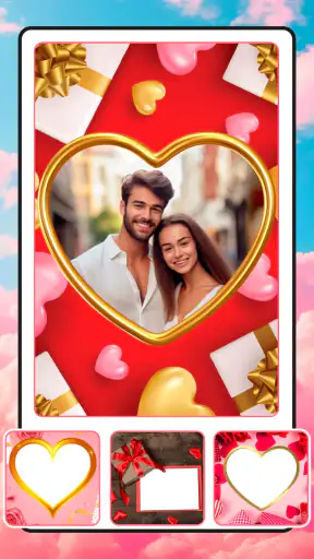 Photo frame app, collage maker screenshot
