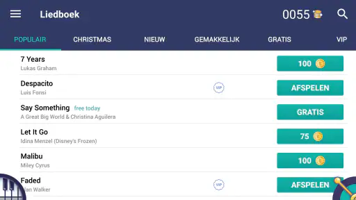 Piano-app van Yokee screenshot