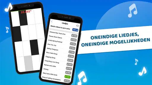 Pianotegels Klassieke spellen screenshot