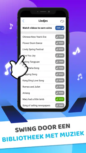 Pianotegels Klassieke spellen screenshot