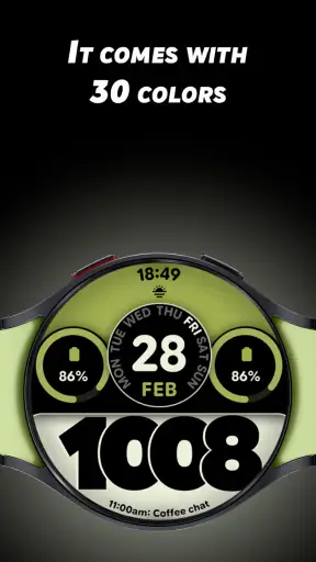 Pixel Light - Watch face screenshot