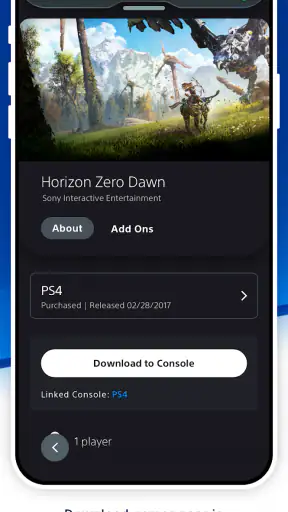 PlayStation App screenshot