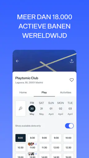 Playtomic - Speel padel screenshot