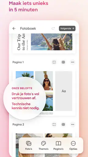 Popsa | Druk je foto's af screenshot