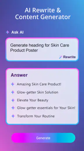 Poster maker AI Flyer maker screenshot