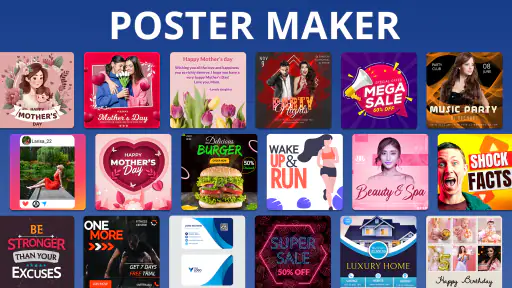 Poster maker, Flyer, Banner screenshot
