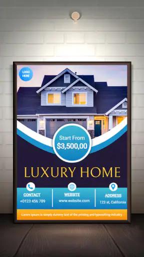 Poster maker, Flyer, Banner screenshot
