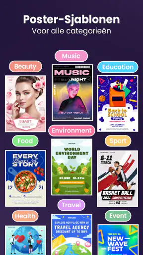 Poster Maker: Ontwerp Affiche screenshot