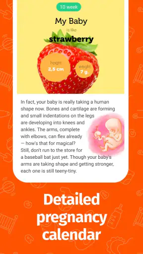 Preggie zwangerschap tracker screenshot