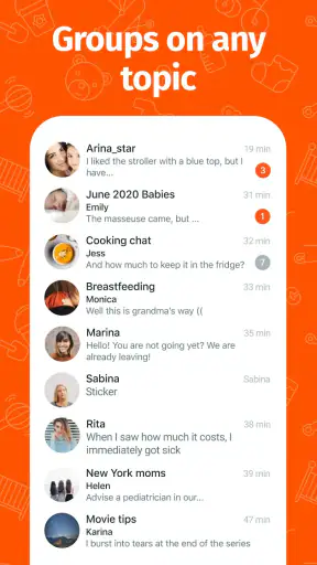 Preggie zwangerschap tracker screenshot
