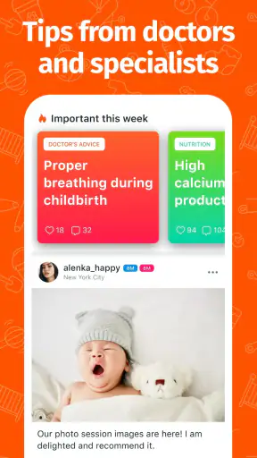 Preggie zwangerschap tracker screenshot