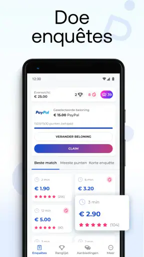 Prime Opinion: Geld Enquêtes screenshot