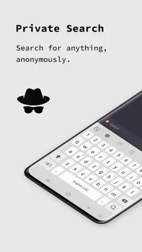 Privé browser app screenshot