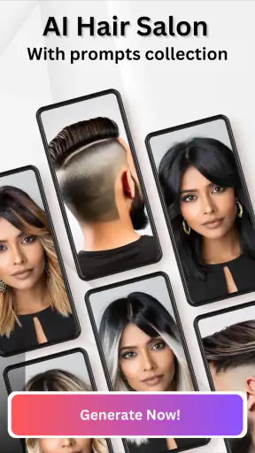 Probeer kapsels met AI uit screenshot