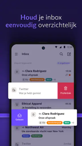 Proton Mail: Versleutelde mail screenshot