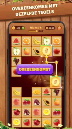 Puzzel Onet - Tegel match spel screenshot