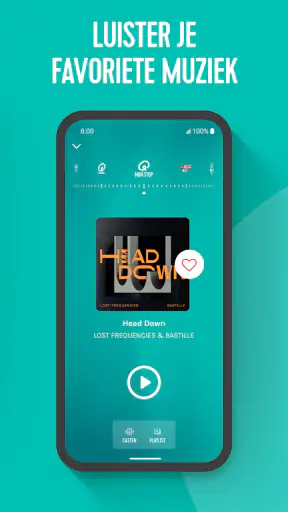 Qmusic NL screenshot