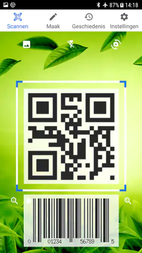 QR-codelezer & QR-scanner screenshot
