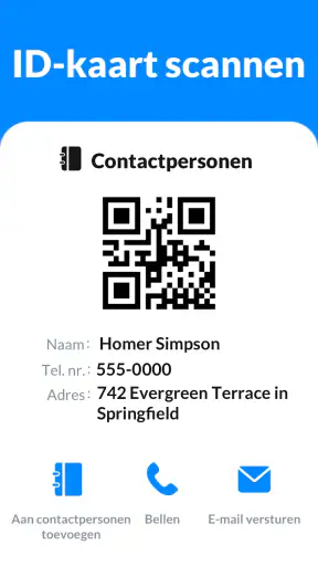 QR-codescanner, Barcodescanner screenshot