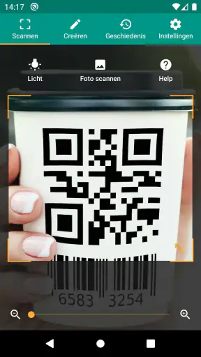 QR- en Barcodescanner screenshot