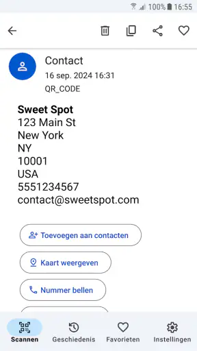 QR scanner - Geen advertenties screenshot