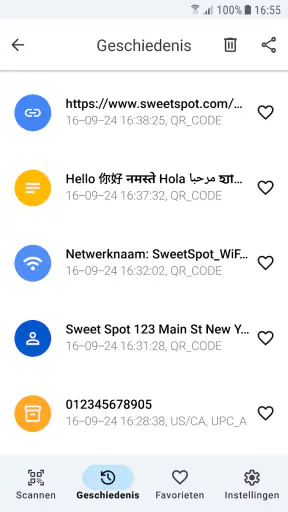 QR scanner - Geen advertenties screenshot