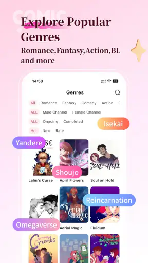 QToon - Webtoon & Manga screenshot