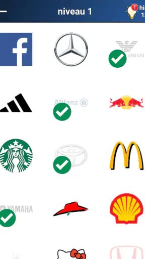 Quiz: Logo game screenshot